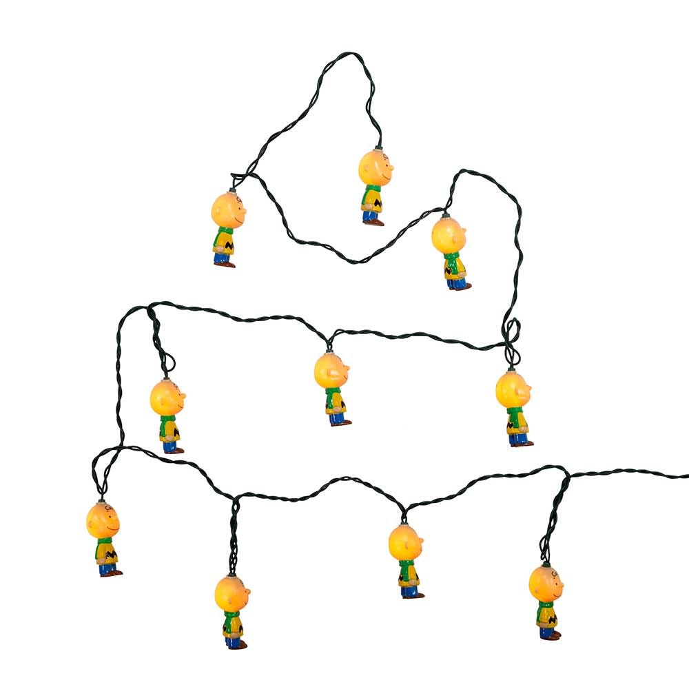 Kurt Adler UL 10 Lights Charlie Brown Light Set